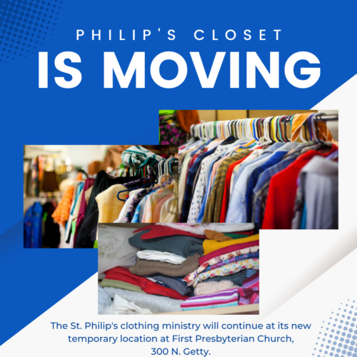 Philip’s Closet Is Moving!