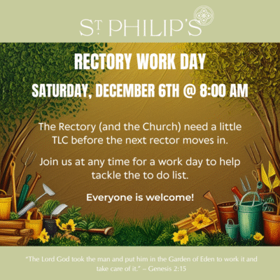 Rectory Work Day